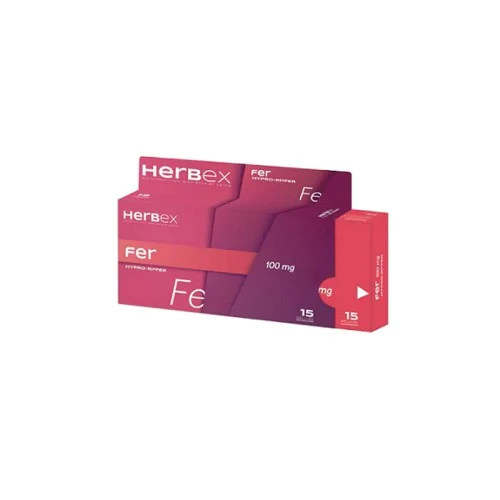 HERBEX FER 100MG 15 GELULES 1