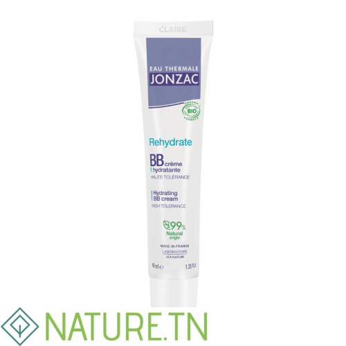 JONZAC BB CREME HYDRATANTE BIO SPF10 TEINTEE CLAIRE 40ML 1