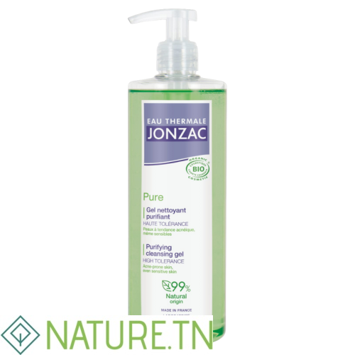 JONZAC PURE GEL NETTOYANT PURIFIANT BIO 500ML 1