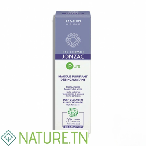 JONZAC PURE MASQUE PURIFIANT DESINCRUSTANT 50ML 1