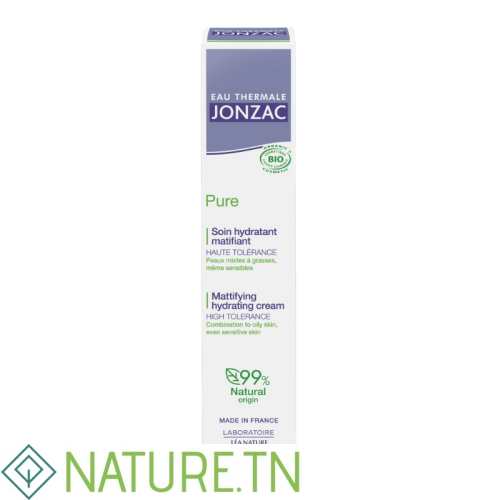 JONZAC PURE SOIN HYDRATANT MATIFIANT 50ML 1