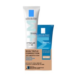 LA ROCHE POSAY EFFACLAR DUO +M SOIN ANTI IMPERFECTIONS 40ML+EFFACLAR GEL MOUSSANT 50ML (OFFERT)