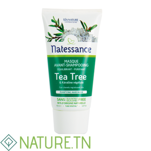 NATESSANCE MASQUE AVANT SHAMPOOING TEA TREE 150ML 1 NATESSANCE MASQUE AVANT SHAMPOOING TEA TREE 150ML 1