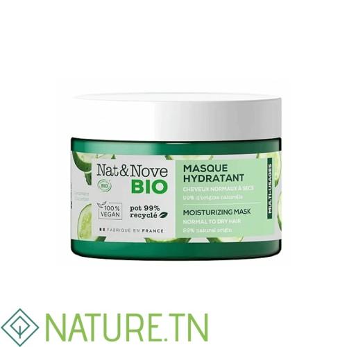 NAT & NOVE BIO MASQUE HYDRATANT CHEVEUX NORMAUX A SECS 300ML 2 NAT & NOVE BIO MASQUE HYDRATANT CHEVEUX NORMAUX A SECS 300ML 2