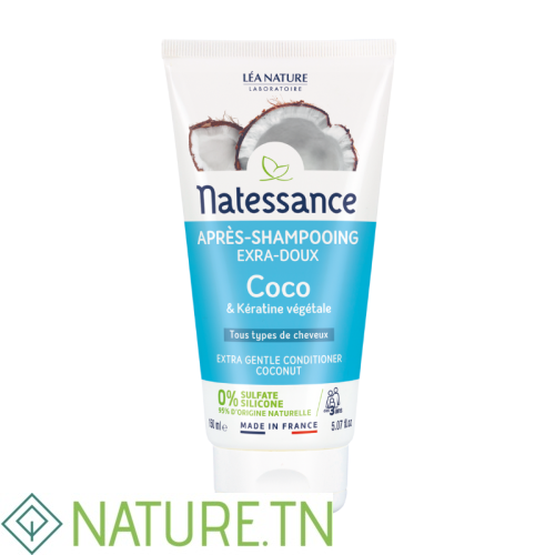 NATESSANCE APRES SHAMPOOING COCO EXTRA DOUX 150 ML 2 NATESSANCE APRES SHAMPOOING COCO EXTRA DOUX 150 ML 2