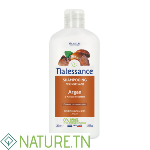NATESSANCE SHAMPOING NUTRI INTENSE ARGAN 250ML 3 NATESSANCE SHAMPOING NUTRI INTENSE ARGAN 250ML