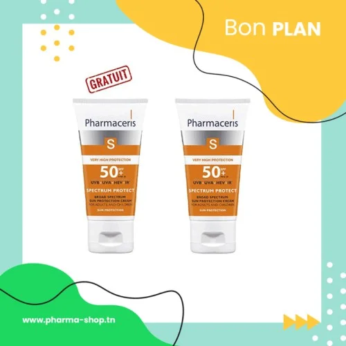 PHARMACERIS S SPECTRUM-PROTECT CREME HAUTE PROTECTION SPF50+ 50ML (2EME OFFERTE) 1