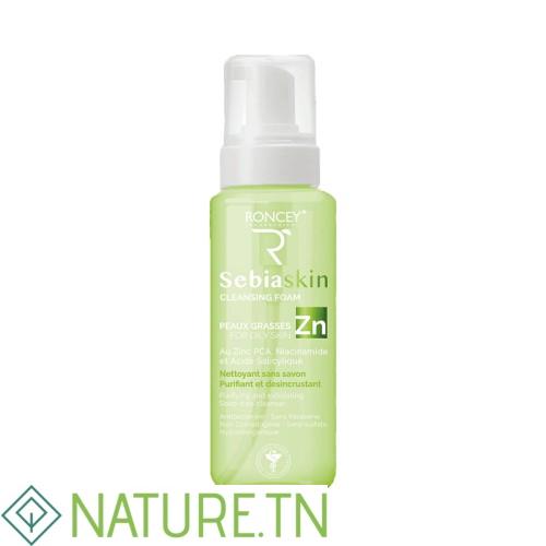 RONCEY SEBIASKIN MOUSSE NETTOYANTE ECLAIRCISSANTE PEAUX GRASSES 150ML 2