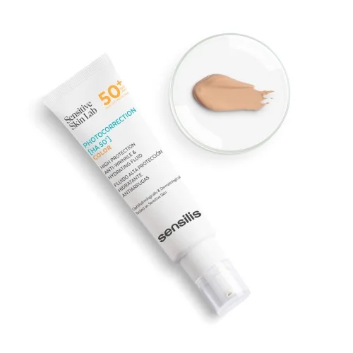 SENSILIS PHOTOCORRECTION [HA 50+] ECRAN FLUID TEINTE SPF 50 50ML 1