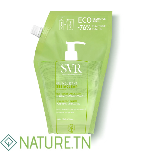 SVR SEBIACLEAR GEL MOUSSANT RECHARGE 400ML 2