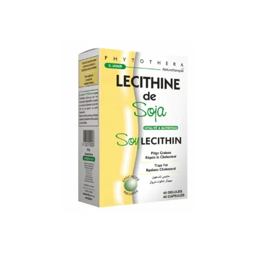 VITAL PHYTOTHERA LECITHINE DE SOJA 45 GELULES 1