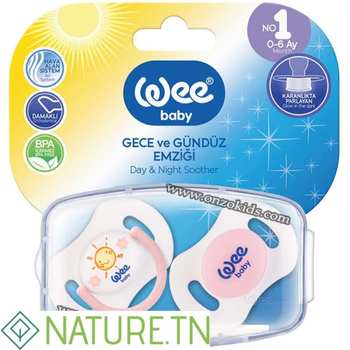 WEE BABY DAY & NIGHT 2 SUCETTES 0-6M 152 1