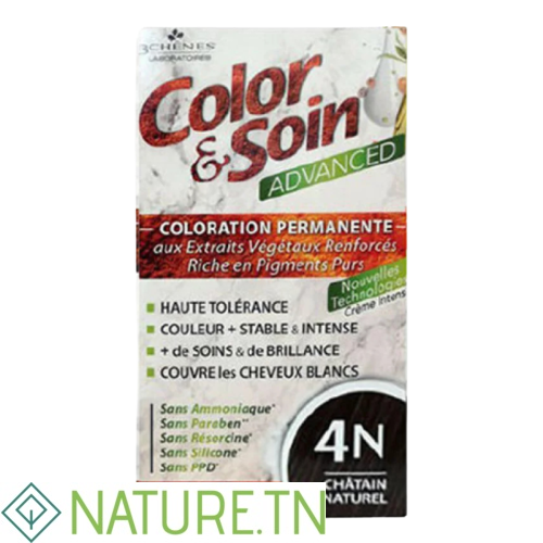 3 CHÊNES COLOR & SOIN ADVANCED 4N CHATAIN NATUREL 3 3 CHÊNES COLOR & SOIN ADVANCED 4N CHATAIN NATUREL