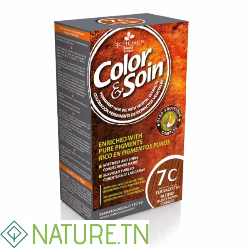 3 CHENES COLOR & SOIN COLORATION BLOND TERRE CUIVRE 7C 2