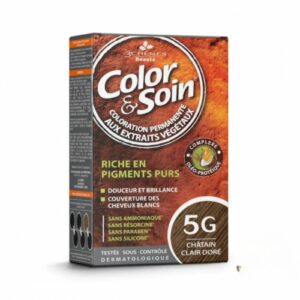 3 CHENES COLOR & SOIN COLORATION CHATAIN CLAIR DORE 5G