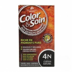 3 CHENES COLOR & SOIN COLORATION CHATAIN NATUREL 4N