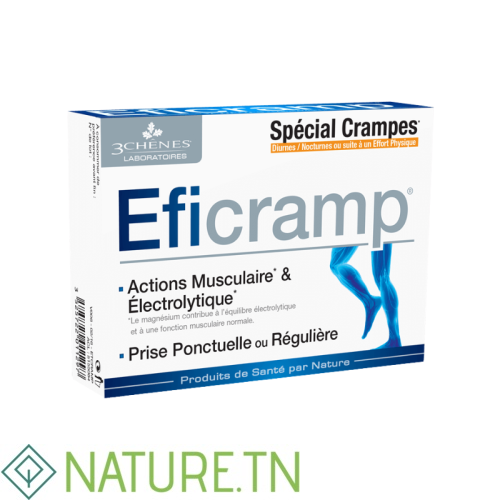 3 CHENES EFICRAMP 30 COMPRIMES 1