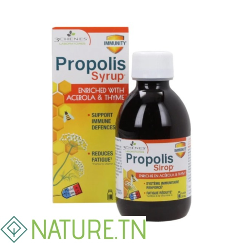 3 CHENES PROPOLIS SIROP BIEN ETRE & PROTECTION RESPIRATOIRE 200ML 1
