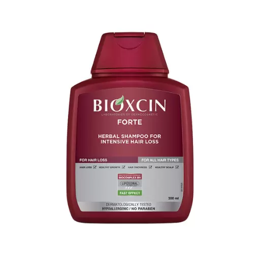 BIOXSINE SHAMPOOING ANTI CHUTE FORTE TOUS TYPES DE CHEVEUX 300ML 1