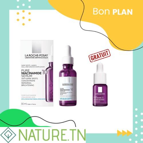 LA ROCHE POSAY PURE NIACINAMIDE 10 SERUM ANTI TACHES 30ML+MINIATURE 10ML (OFFERT) 1