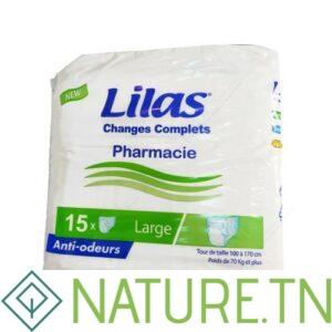 LILAS COUCHES ADULTES CONFORT PROTECT LARGE 15 PIECES