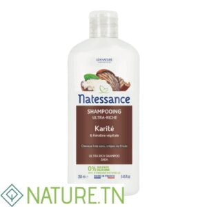 NATESSANCE SHAMPOING CREME KARITE 250ML