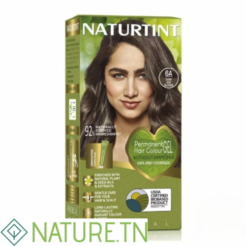 NATURTINT COLORATION PERMANENTE 6A BLOND CENDRE FONCE 170ML 3 NATURTINT COLORATION PERMANENTE 6A BLOND CENDRE FONCE 170ML