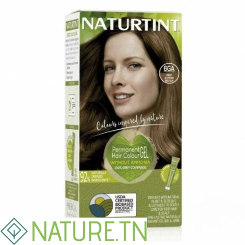 NATURTINT COLORATION PERMANENTE 6GA CHATAIN FONCE AMANDE 170 ML 3 NATURTINT COLORATION PERMANENTE 6GA CHATAIN FONCE AMANDE 170 ML