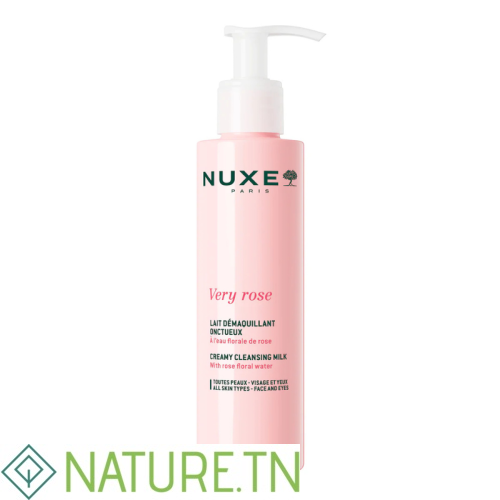 NUXE VERY ROSE LAIT DEMAQUILLANT 200ML 3 NUXE VERY ROSE LAIT DEMAQUILLANT 200ML
