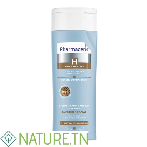 PHARMACERIS SHAMPOOING H-PURIN SPECIAL SPECIALIST ANTIPELLICULAIRE 250ML 2