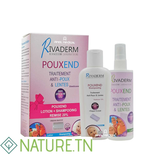 RIVADERM COFFRET POUXEND ANTI POUX ET LENTES 1
