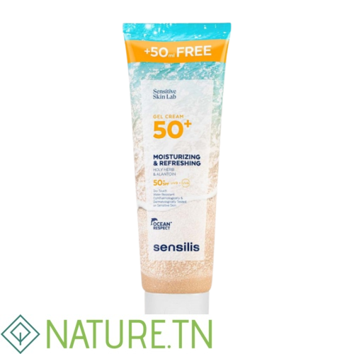 SENSILIS GEL CREME HYDRATANT RAFRAICHISSANT SPF50+ 250ML 2