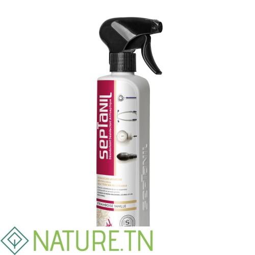 SEPTANIL DESODORISANT DESINFECTANT ANTISEPTIQUE VANILLE FRAMBOISE 500ML 3 SEPTANIL DESODORISANT DESINFECTANT ANTISEPTIQUE VANILLE FRAMBOISE 500ML