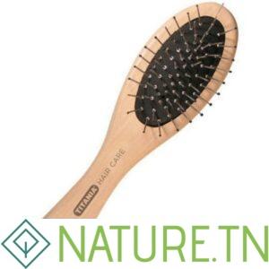 TITANIA BROSSE BOIS DE MASSAGE 7 RANGEES 18 CM 2824