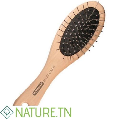 TITANIA BROSSE BOIS DE MASSAGE 7 RANGEES 18 CM 2824 1