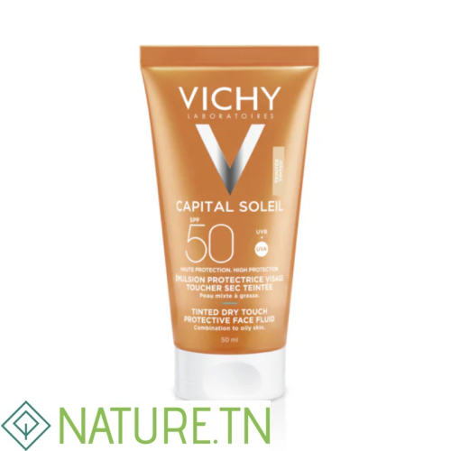 VICHY CAPITAL SOLEIL EMULSION TOUCHER SEC TEINTEE SPF50 50ML 1