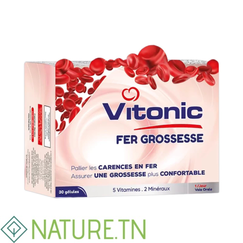 VITAL VITONIC FER GROSSESSE 30 GELULES 1