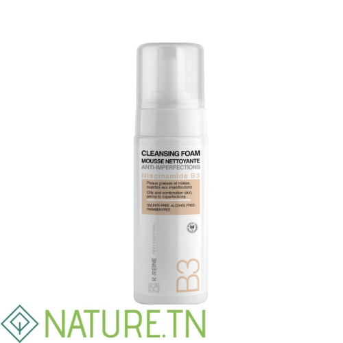 k-REINE MOUSSE NETTOYANTE ANTI IMPERFECTIONS NIACINAMIDE B3 150ML 1