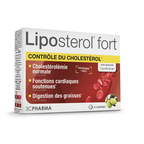 3 CHENES LIPOSTEROL FORT 30 COMPRIMES 2