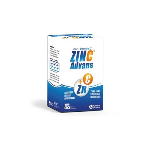 ADVANS PHARMA ZINC ADVANS, 30 GELULES 1