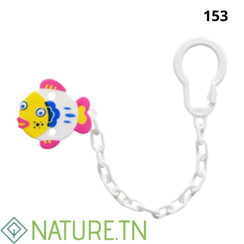 BABY PUR ATTACHE SUCETTE CHAINETTE 0M+ BD12600 1