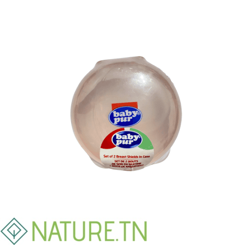 BABY PUR SET DE 2 BOUTS DE SEIN EN SILICONE + BOITE RANGMENT 78006 2