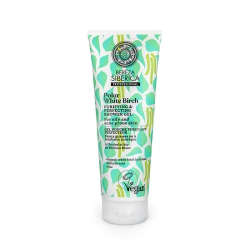 BEREZA SIBERICA PROFESSIONAL POLAR WHITE BIRCH GEL DOUCHE PURIFIANT PERFECTEUR 200ML 2