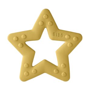 BIBS BABY BITIE ANNEAU DENTITION ETOILE  JAUNE