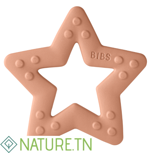 BIBS BABY BITIE ANNEAU DENTITION ETOILE PECHE 1