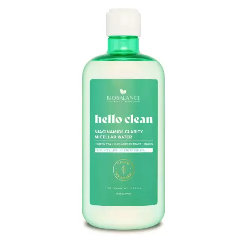 BIOBALANCE HELLO CLEAN NIACINAMIDE EAU MICELLAIRE CLARTE 500 ML 1