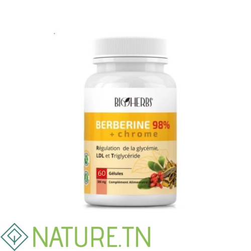 BIOHERBS BERBERINE 98% 60 GELULES 2 BIOHERBS BERBERINE 98% 60 GELULES 2