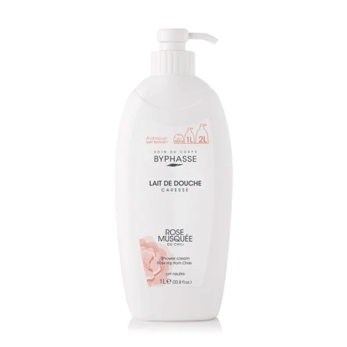 BYPHASSE CARESSE LAIT DE DOUCHE ROSE MUSQUEE 1L 2