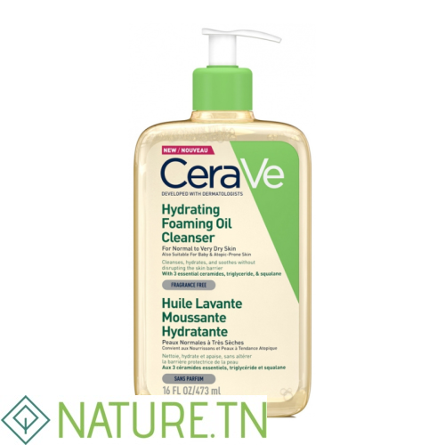 CERAVE HUILE LAVANTE MOUSSANTE HYDRATANTE 473 ML 1