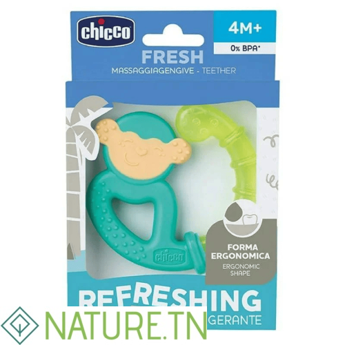 CHICCO ANNEAU DE DENTITION FRESH RELAX 4M+ 1 CHICCO ANNEAU DE DENTITION FRESH RELAX 4M+ 1
